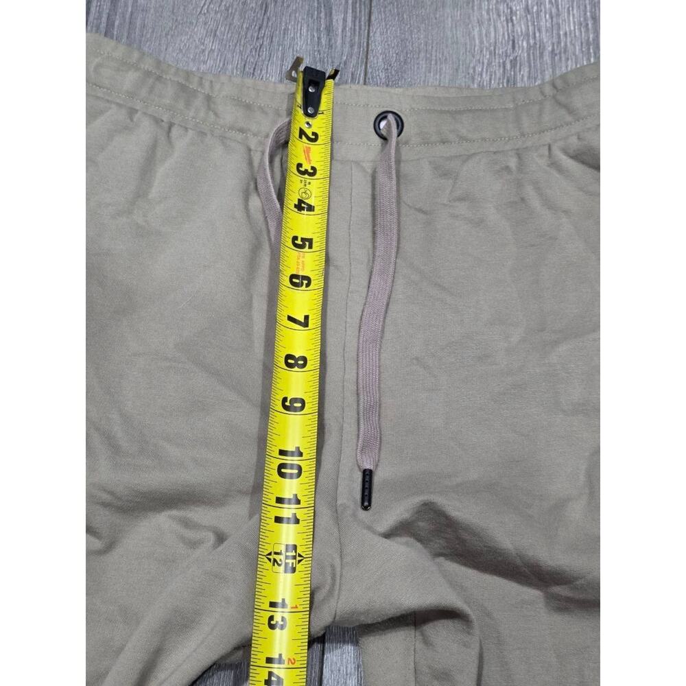 Human Nation drawstring organic cotton sweatpants fmen Khaki S/P A004649 - Picture 3 of 12